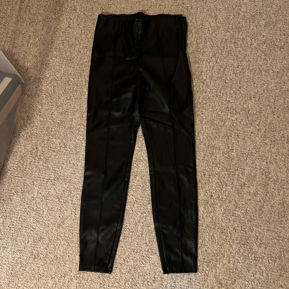 Zara faux leather pants
